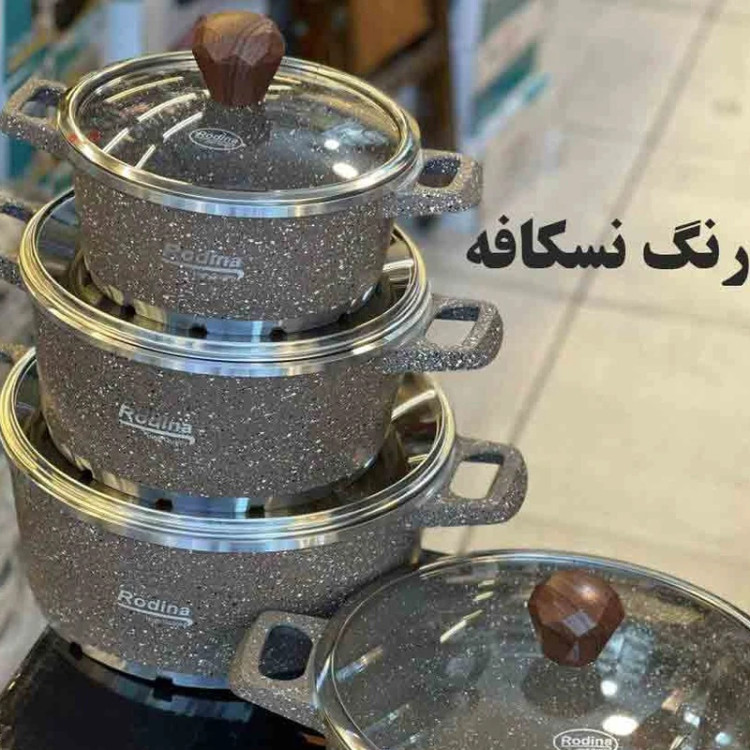 سرویس قابلمه چدن رودینا 8 پارچه