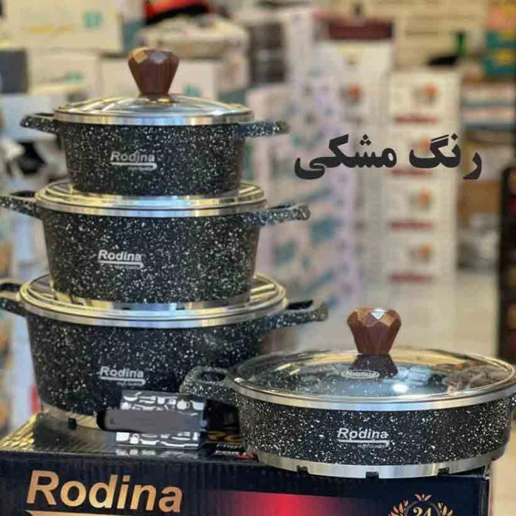 سرویس قابلمه چدن رودینا 8 پارچه