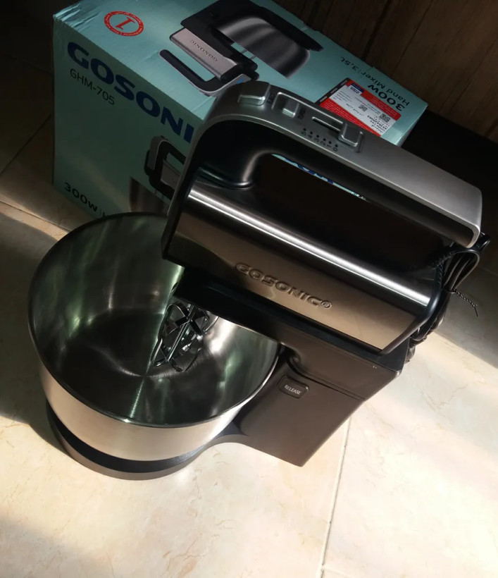 همزن کاسهدار گوسونیک مدل GHM-705 ظرفیت 3.5 لیتر، 300 وات
